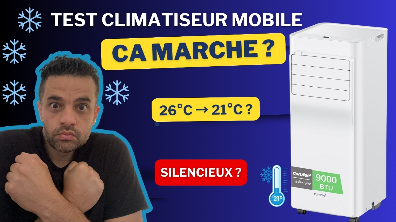 CLIMATISEUR MOBILE : Je Teste le Comfee Connecté Breezy Cool 9000 BTU
