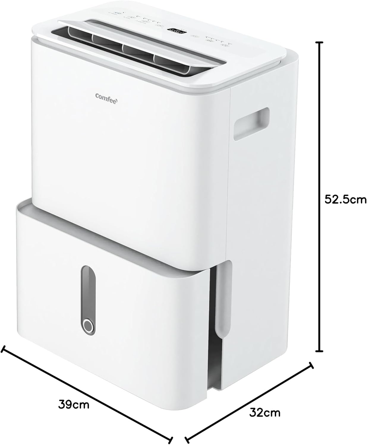 Dimensions du déshumidificateur Comfee