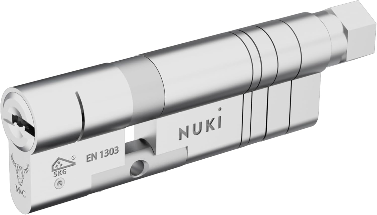Cylindre universel Nuki avec 5 clés pour serrure connectée