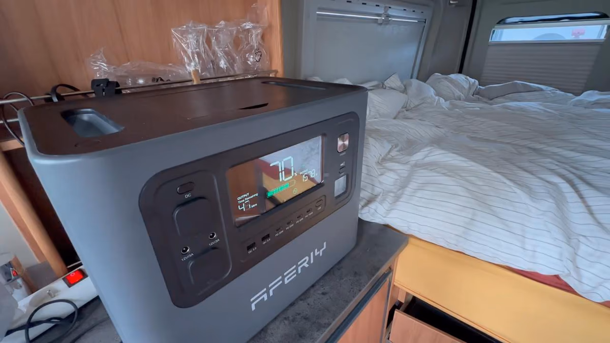 Utilisation dans un van amenage