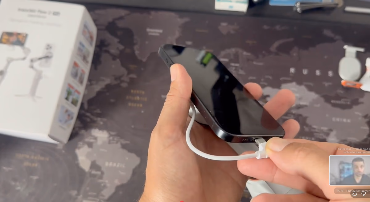 Autonomie en mode Power Bank — recharge d'appoint du telephone